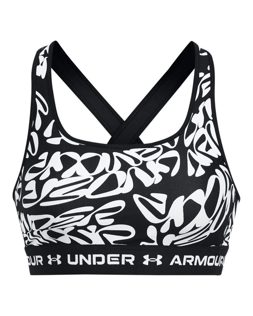 Women's Armour® Mid Crossback Printed Sports Bra Product Image