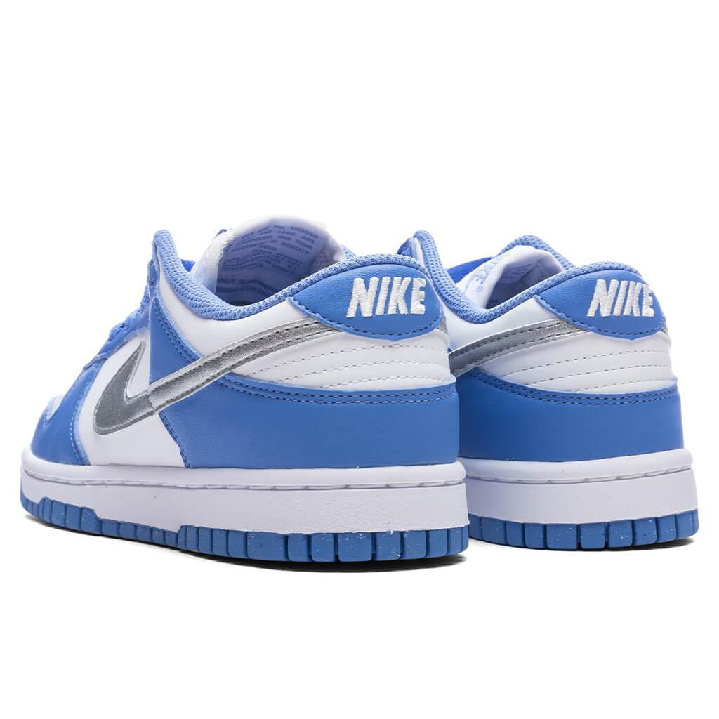 Women's Dunk Low - Royal Pulse/Metallic Silver/White Female Product Image