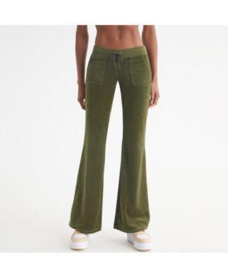 Juicy Couture Womens Heritage Low Rise Snap Pocket Track Pant Product Image