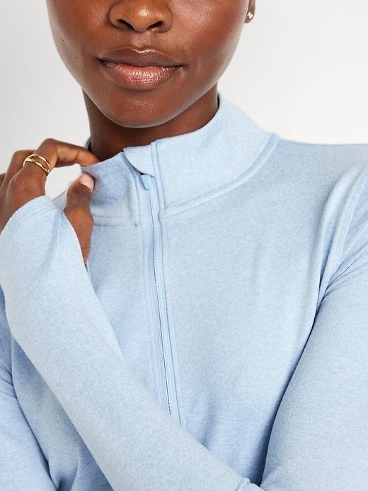 CloudComfy Crop Quarter Zip Product Image