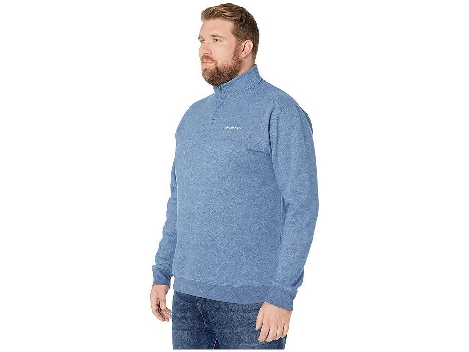 Big & Tall Columbia Hart Mountain Half-Zip Pullover, Mens Carbon Grey Product Image