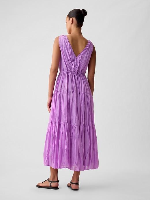 Pleated Tiered Maxi Dress Product Image