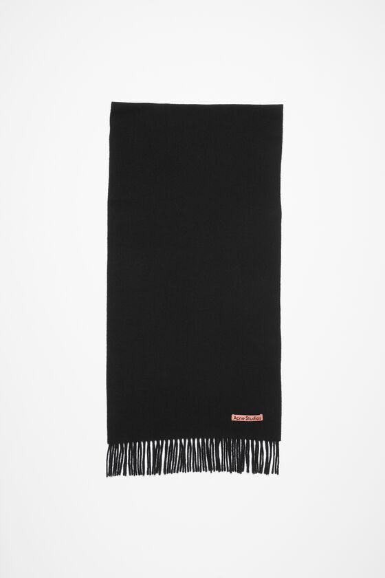 Fringe wool scarf – Narrow Product Image