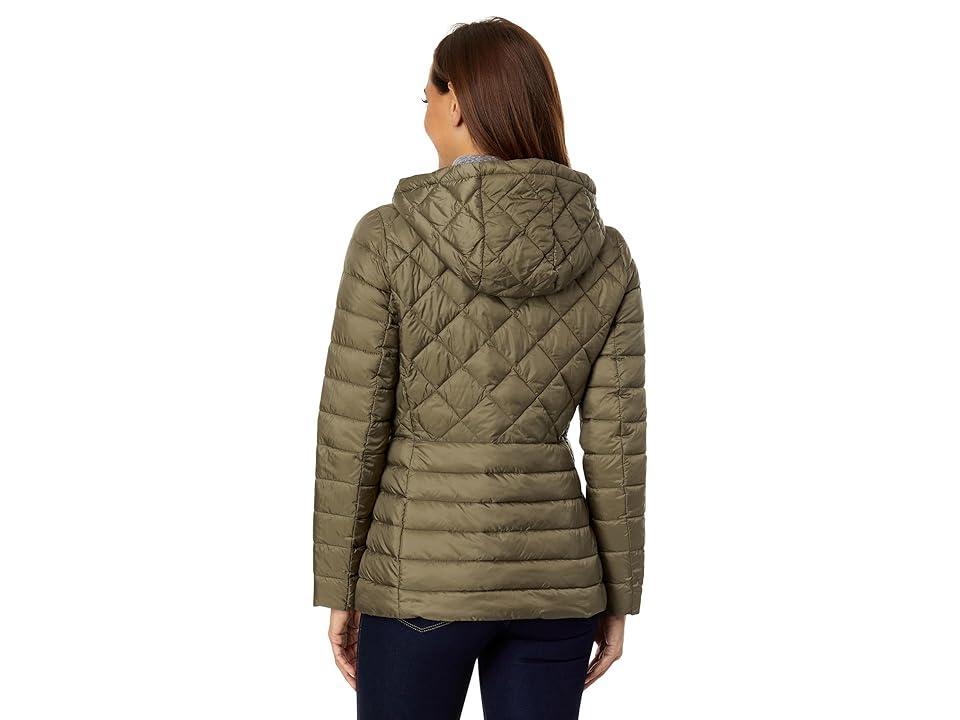 Lauren Ralph Lauren Mix Quilt Hooded Puffer Jacket Product Image