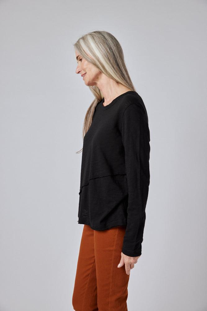 Inner Glow Asymmetric Long Sleeve Top Product Image