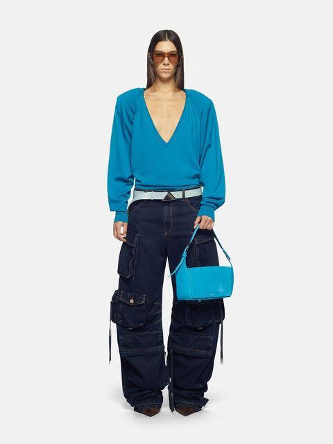 ''Fern'' dark blue long pants Product Image