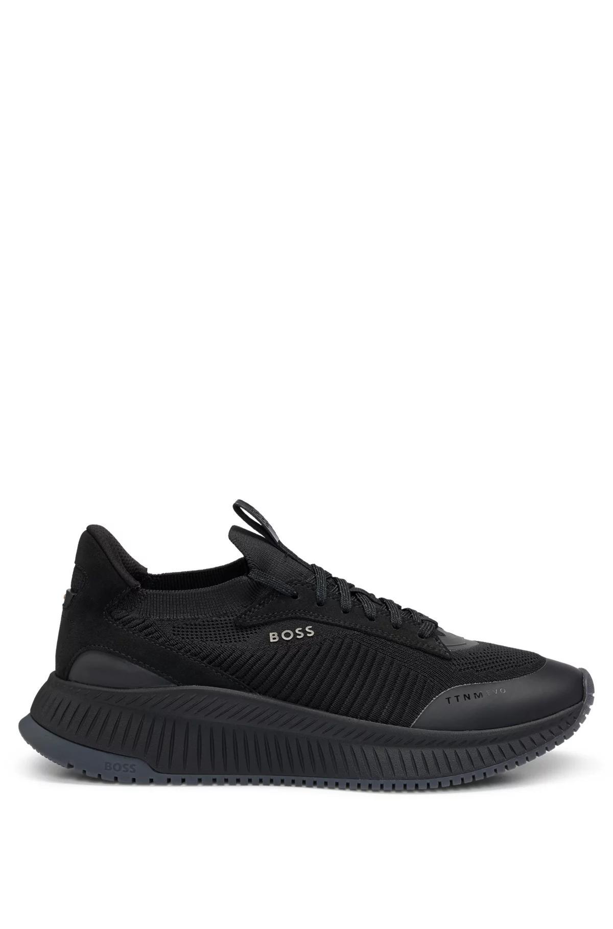 Boss Sock Trainers with Fishbone Sole Male Product Image