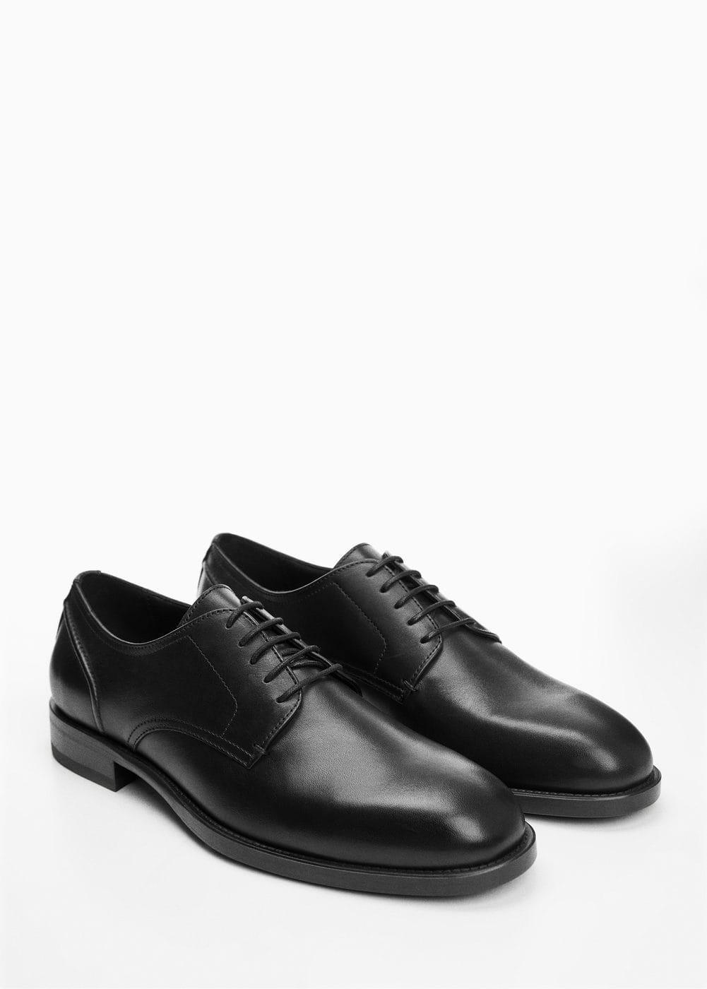 MANGO MAN - Leather suit shoes blackMen Product Image