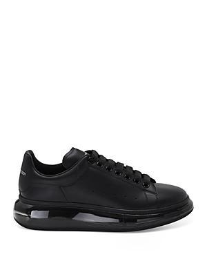 Alexander McQueen Leather Sneaker in White Product Image