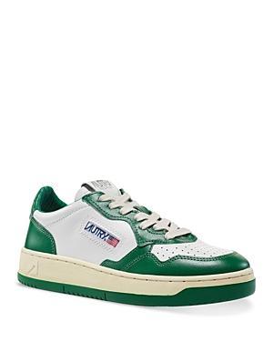 Autry Mens Medalist Leather Low Top Sneakers Product Image