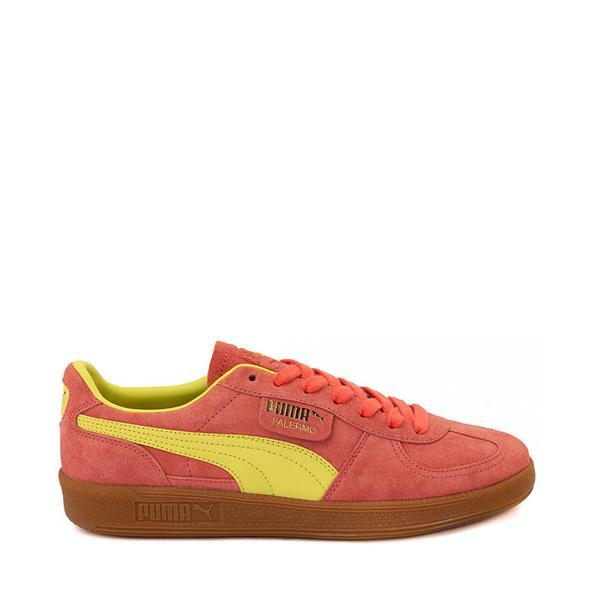 Womens PUMA Palermo Athletic Shoe - Salmon / Lime Sheen / Gum Product Image