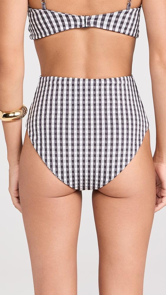 Sea Pucker Gingham Bikini Bottoms | Shopbop Product Image