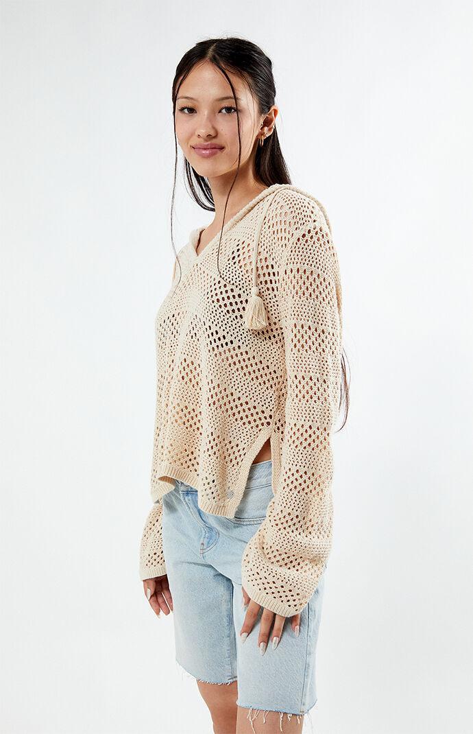 Roxy Women's After Beach Break Hooded Poncho Sweater Product Image