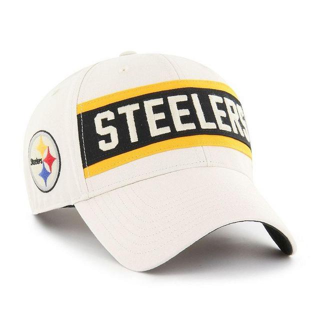 Mens 47 Cream Pittsburgh Steelers Crossroad MVP Adjustable Hat Product Image