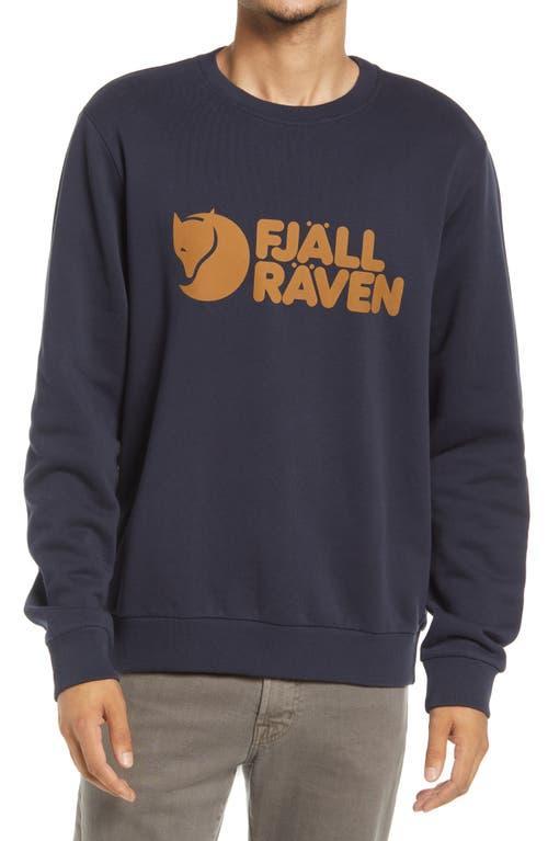 Fjllrven Mens Logo Organic Cotton Graphic Sweatshirt Product Image