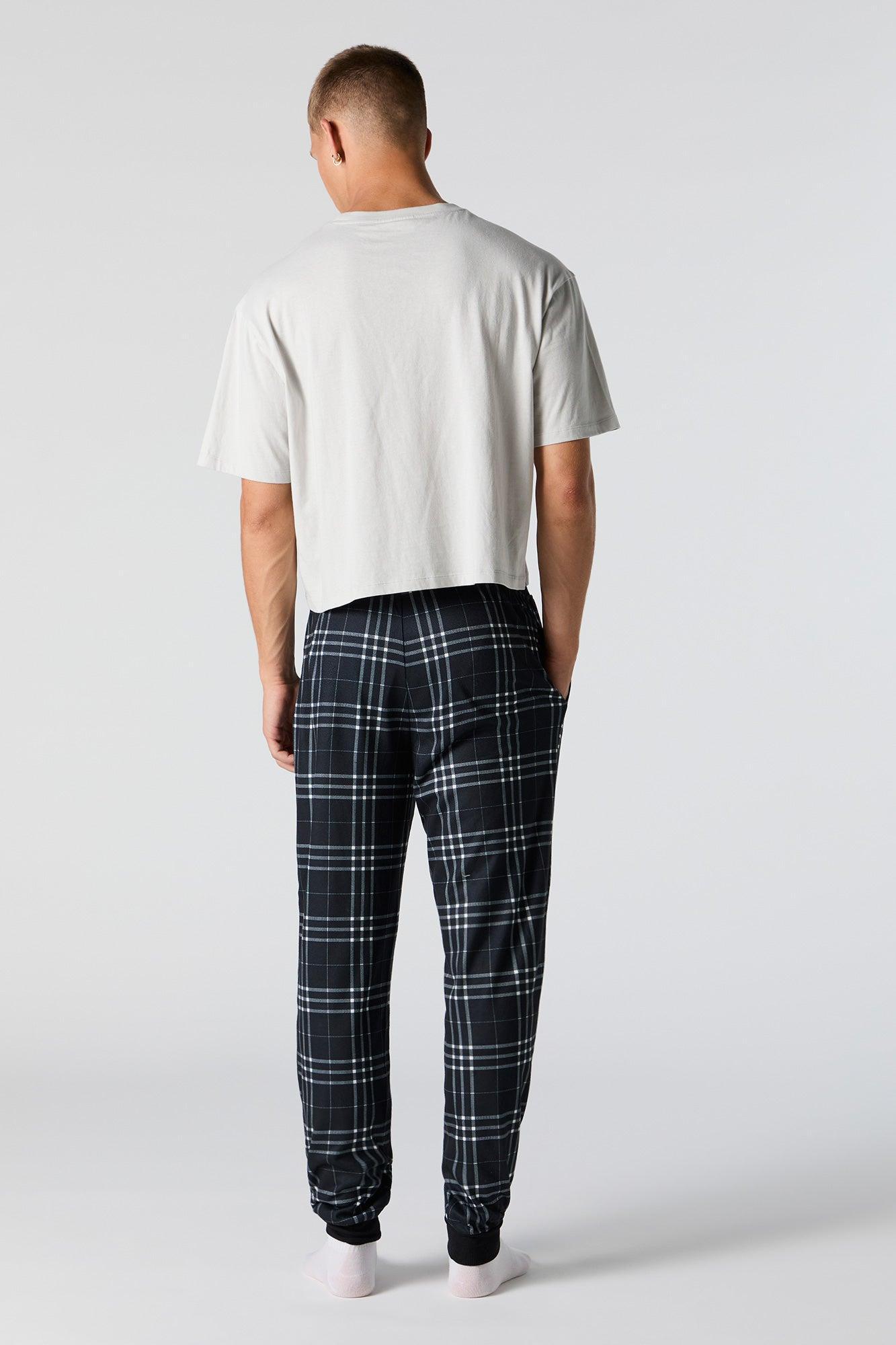 Plaid Pajama Jogger Male Product Image