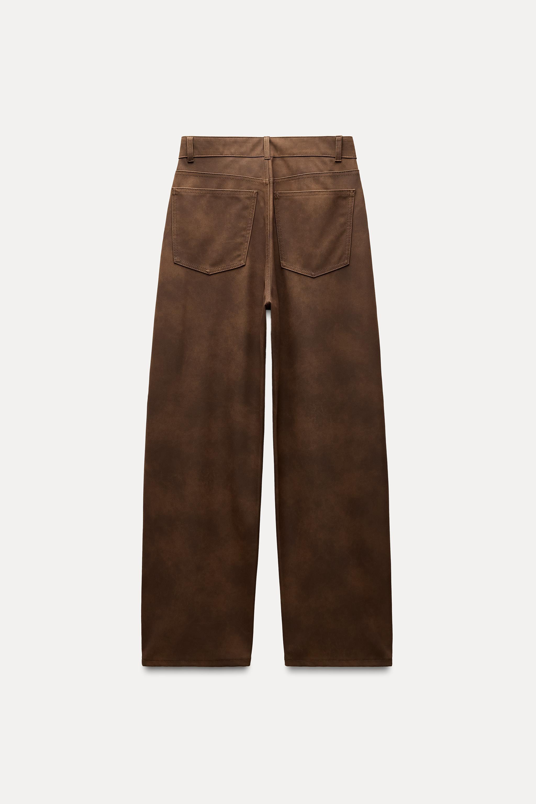 FAUX SUEDE PANTS Product Image