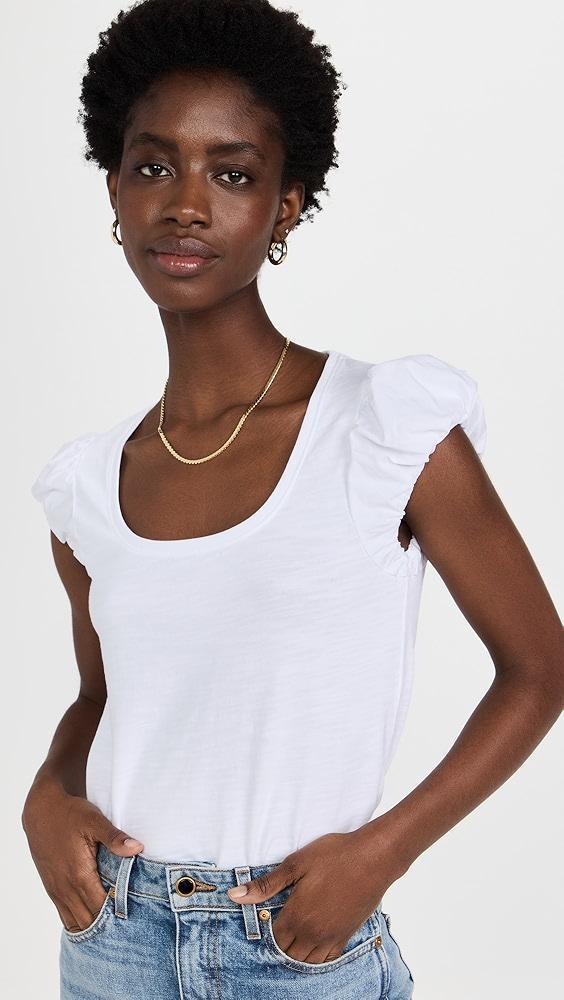 Nation LTD Rena Bubble Cap Sleeve Tee | Shopbop Product Image