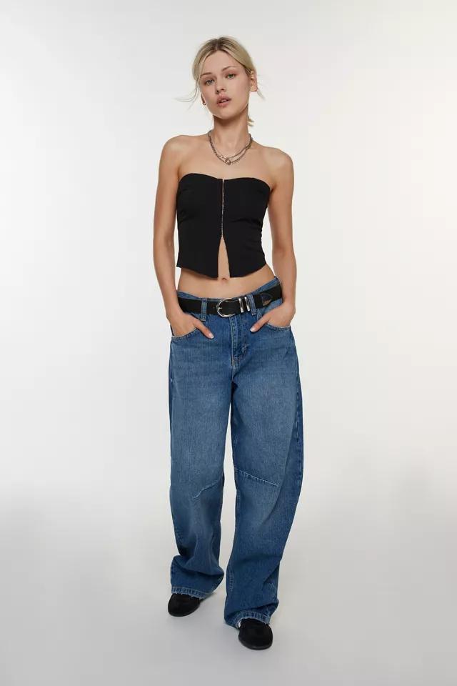 BDG Logan Buckle Baggy Boyfriend Jean Product Image