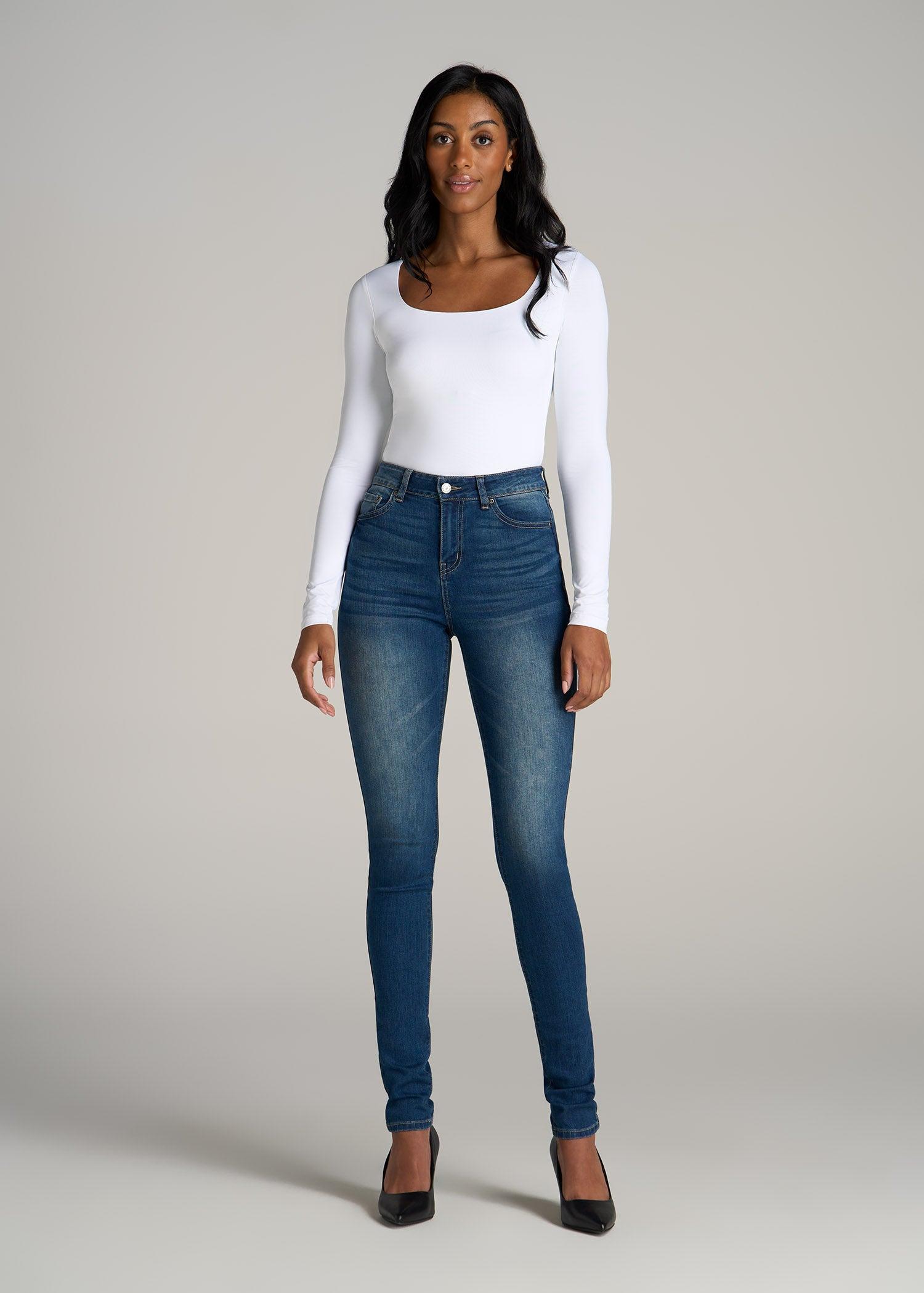 Georgia HIGH RISE SKINNY Tall Women's Jean in Classic Blue Female Product Image