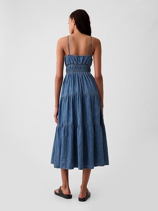 Organic Cotton Denim Maxi Dress Product Image