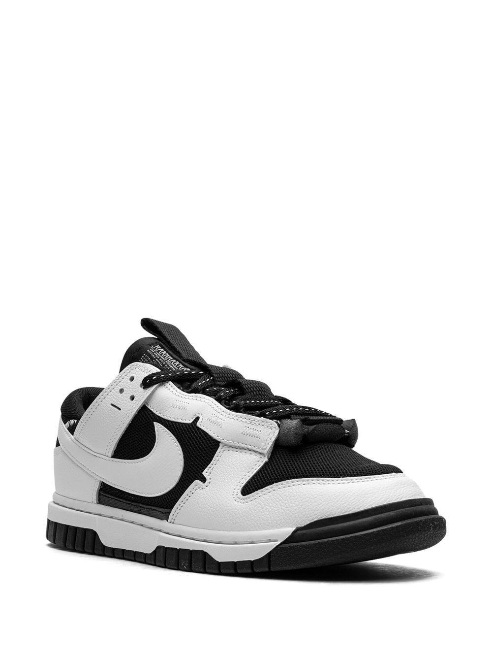 Air Dunk Low Remastered "reverse Panda" Sneakers In White Product Image