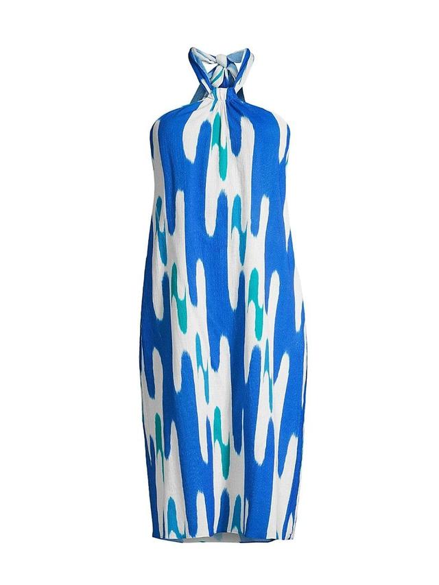 Womens Lido Geometric Halter Dress Product Image