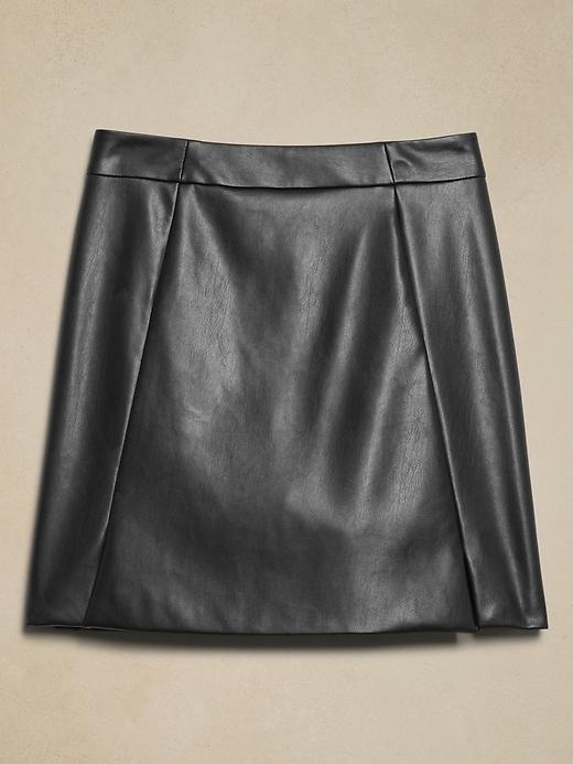 Vegan Leather Mini Skirt product image