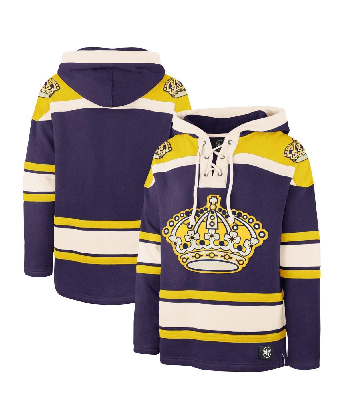 Mens 47 Purple Los Angeles Kings Superior Lacer Pullover Hoodie Product Image