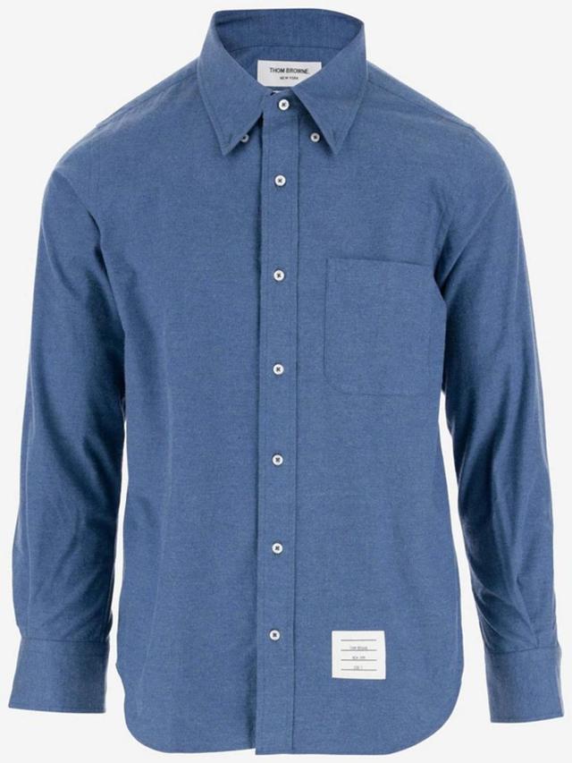 Striped Detail Shirt In Royal Blue Product Image