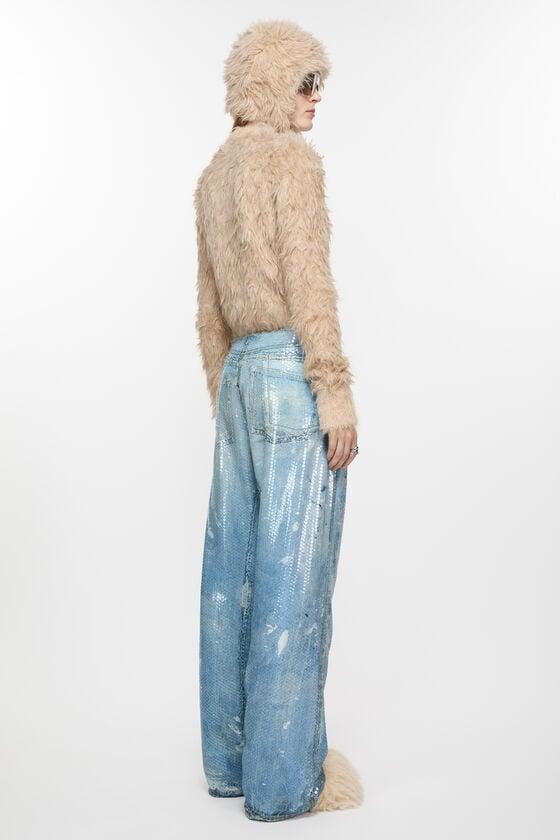 Printed sequins trousers Product Image