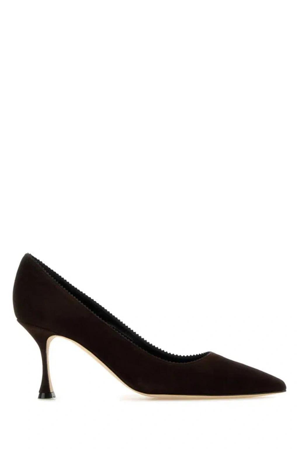 Suede Pumps In Brown product image