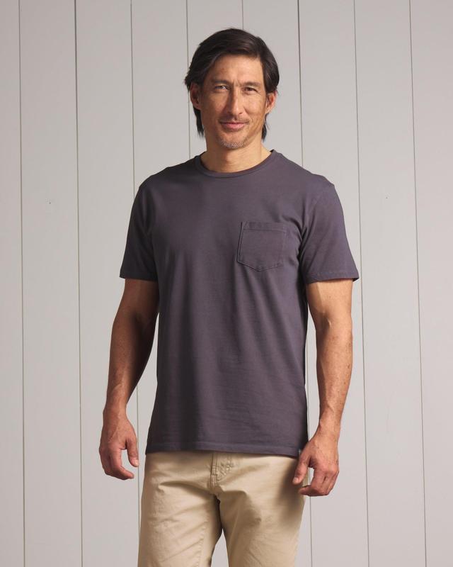 Pima Cotton Pocket Tee - Forged Iron Product Image