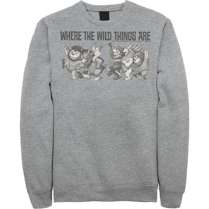 Mens Where The Wild Things Are Max Parade Group Shot Sweatshirt Product Image