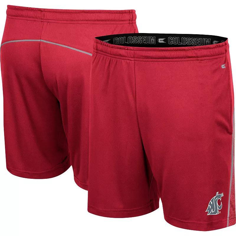 Mens Colosseum Crimson Washington State Cougars Laws of Physics Shorts Product Image