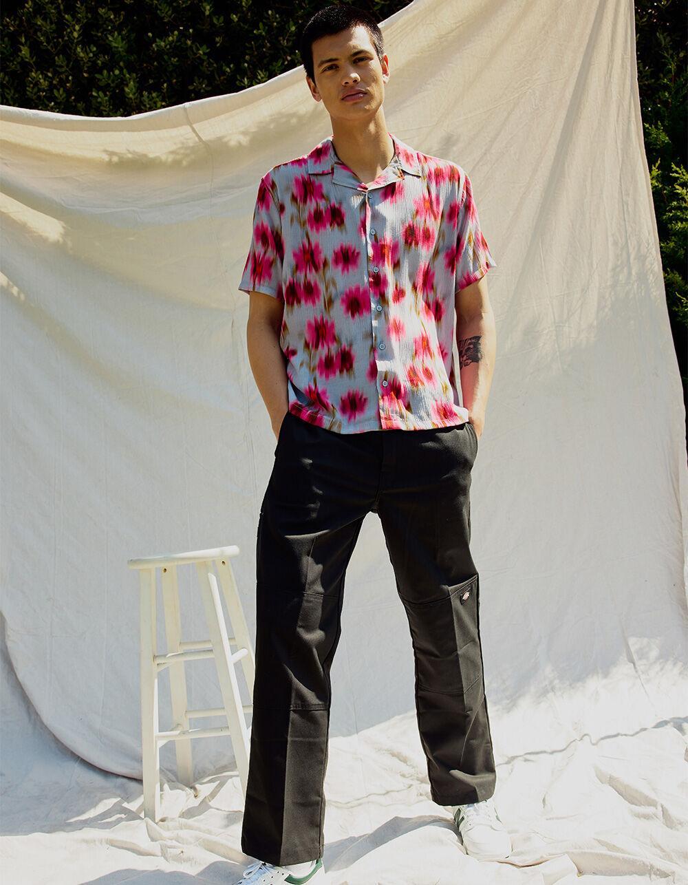 RSQ Mens Textured Floral Shirt Product Image