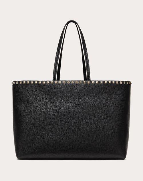 ROCKSTUD GRAINY CALFSKIN TOTE BAG Product Image