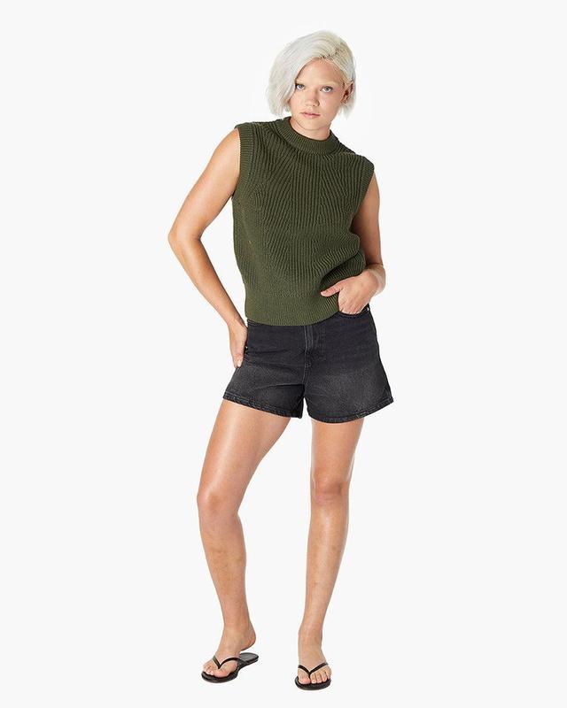 Merino Knit Vest - Moss Product Image