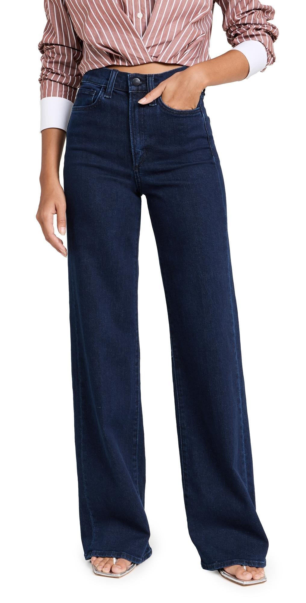 Joes Jeans The Mia High Rise Wide Leg Jeans in Cinema Product Image