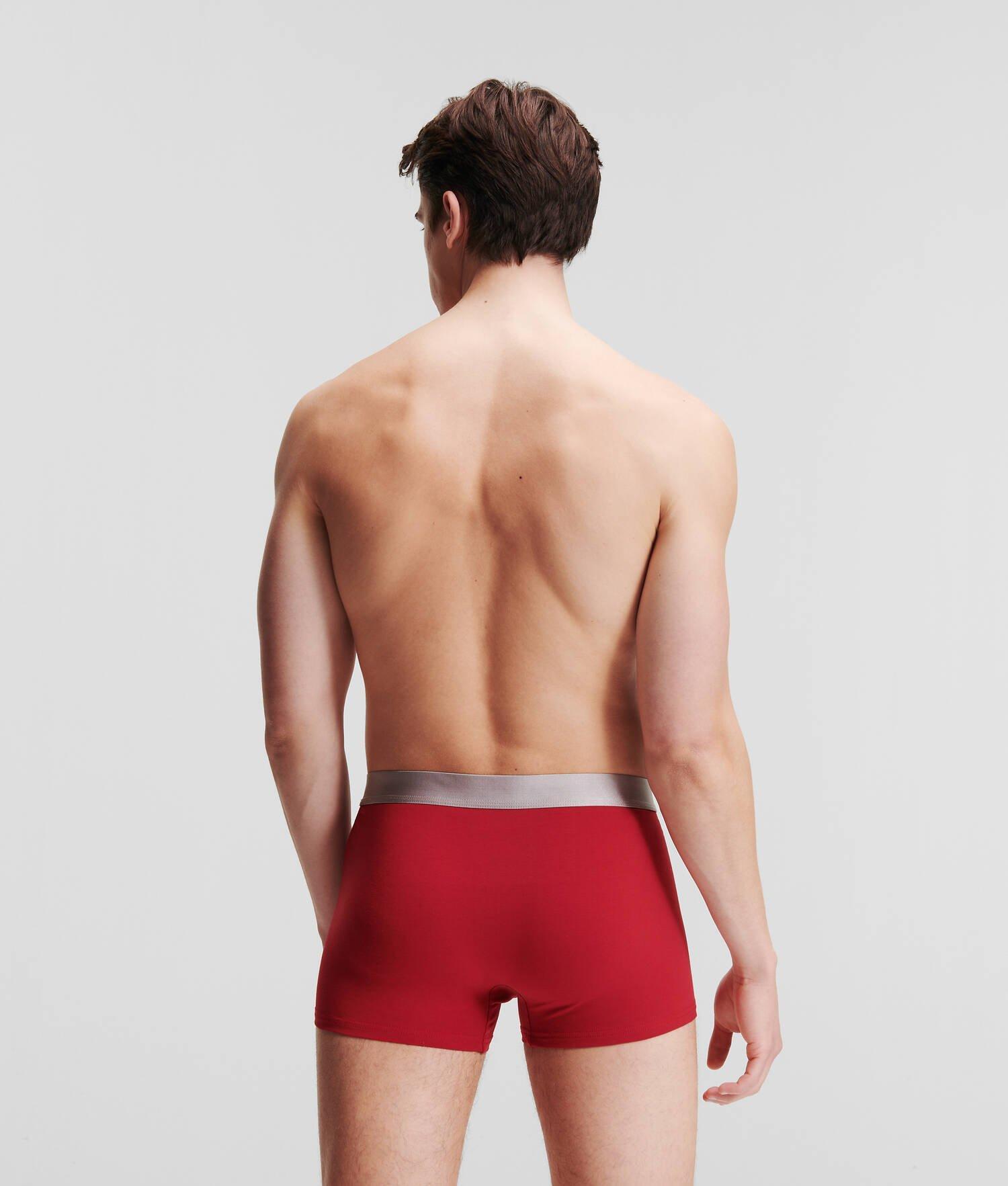 METALLIC KARL LOGO TRUNKS – 3 PACK Product Image