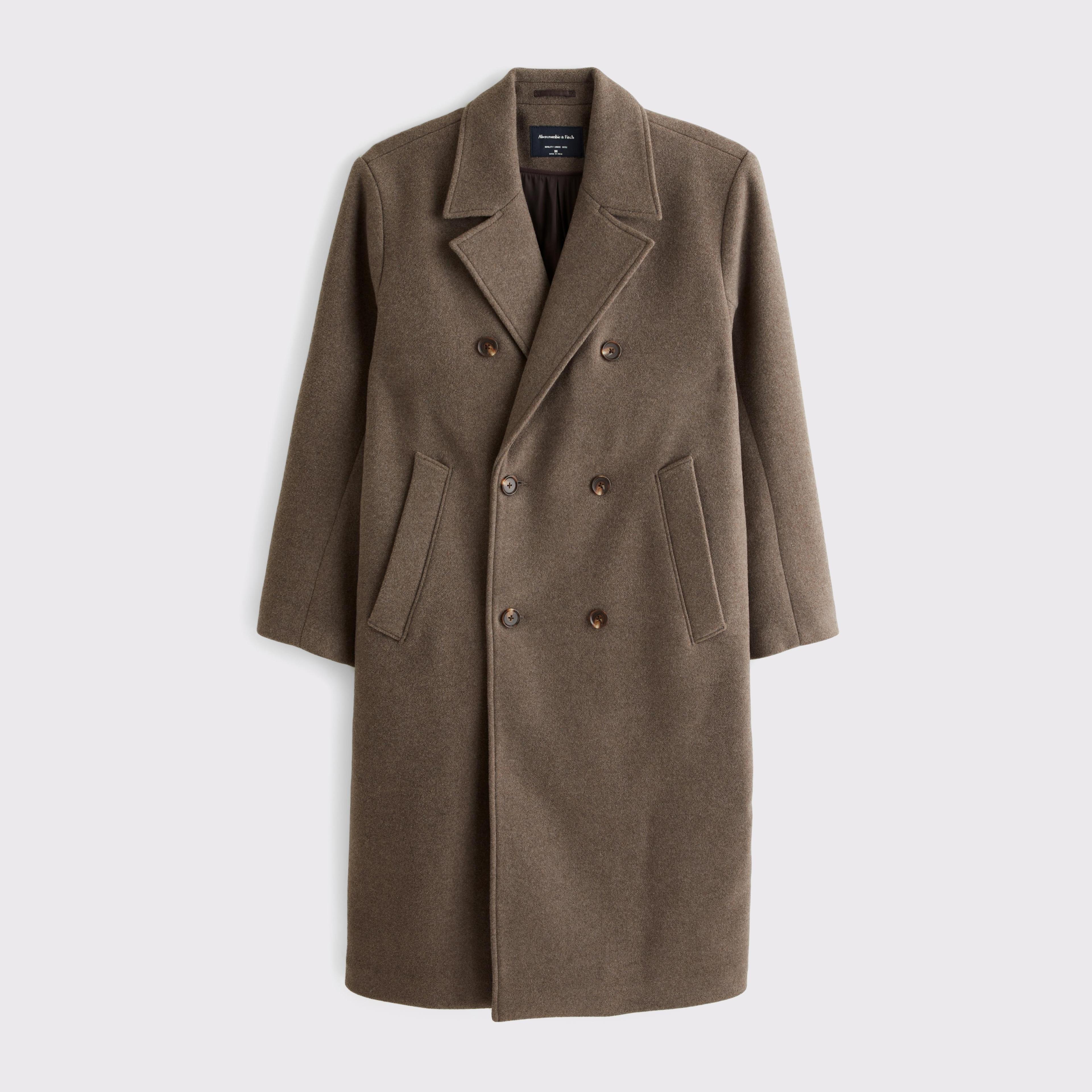 Double Breasted Long Coat Product Image