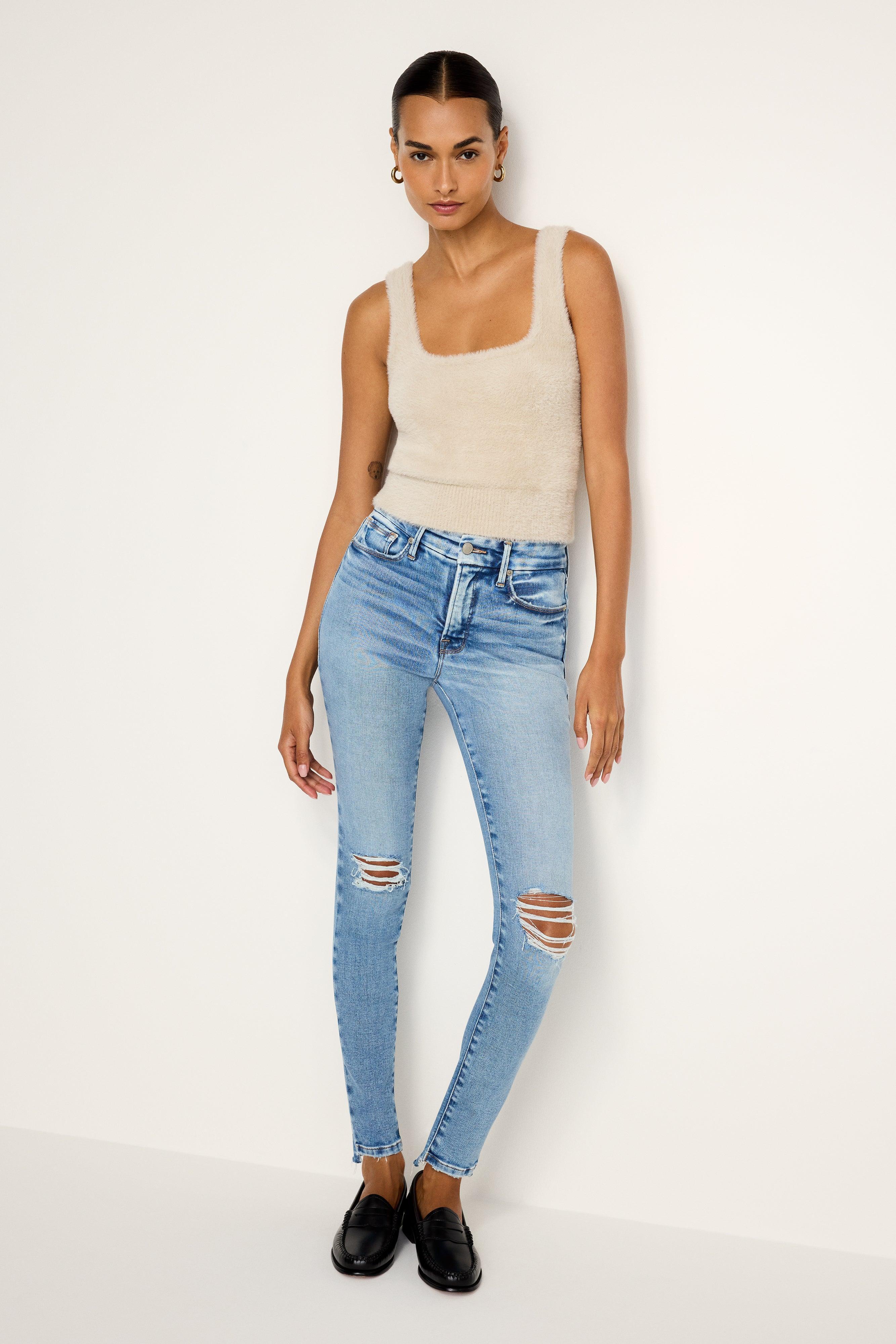 SOFT-TECH GOOD LEGS SKINNY JEANS | INDIGO521 Product Image