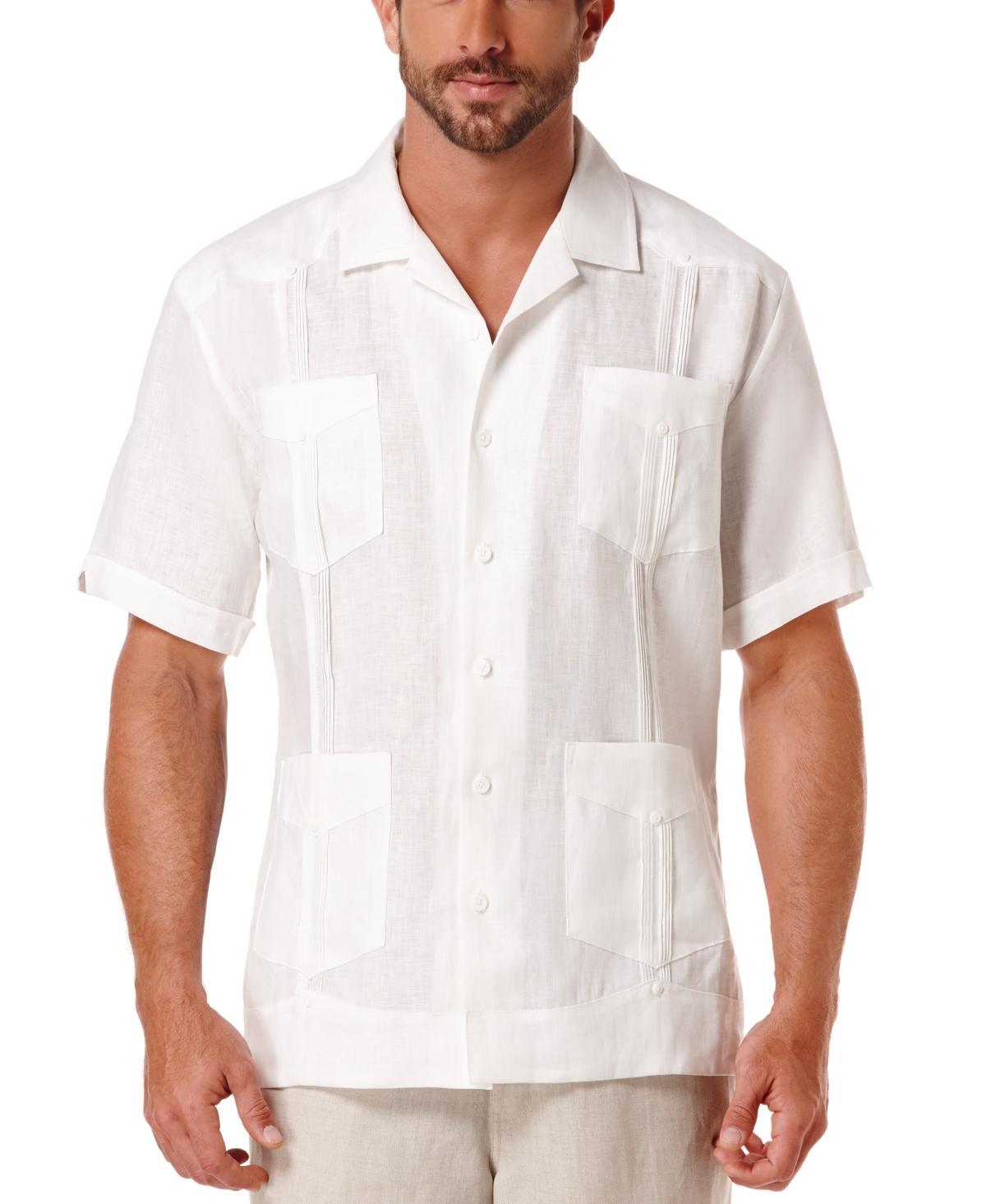 Cubavera Mens Big & Tall Short-Sleeve 4-Pocket 100% Linen Guayabera Shirt Product Image