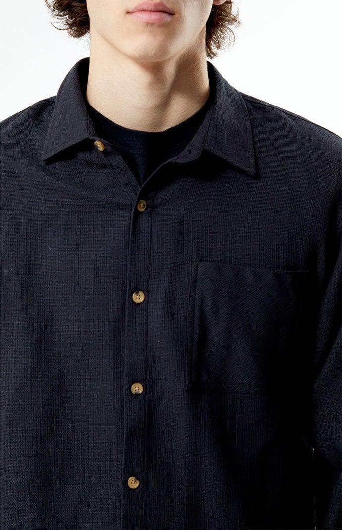 Men's Cropped Classic Long Sleeve Shirt - Product Image