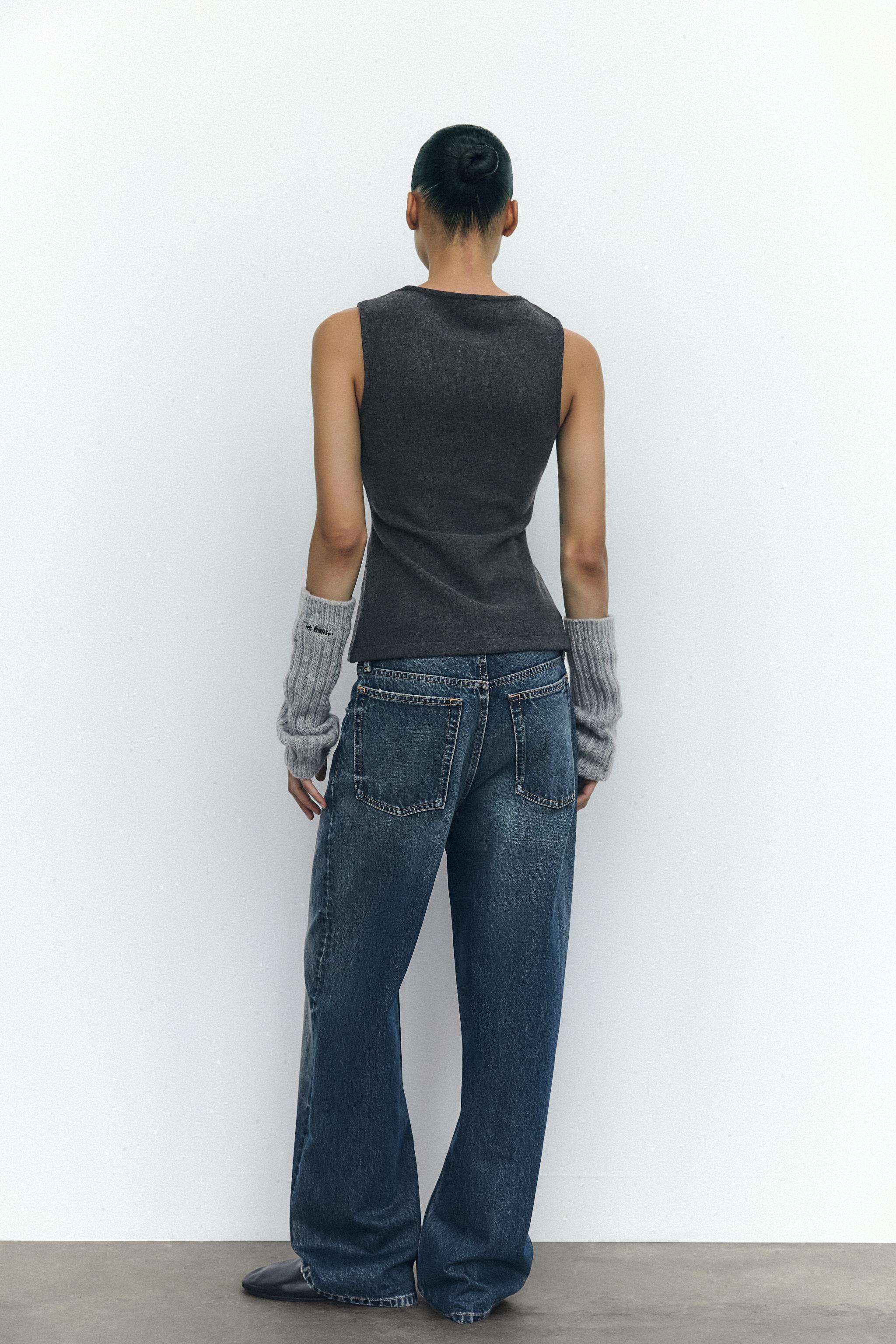 OVERSIZE TRF RELAXED JEANS WITH A HIGH WAIST Product Image