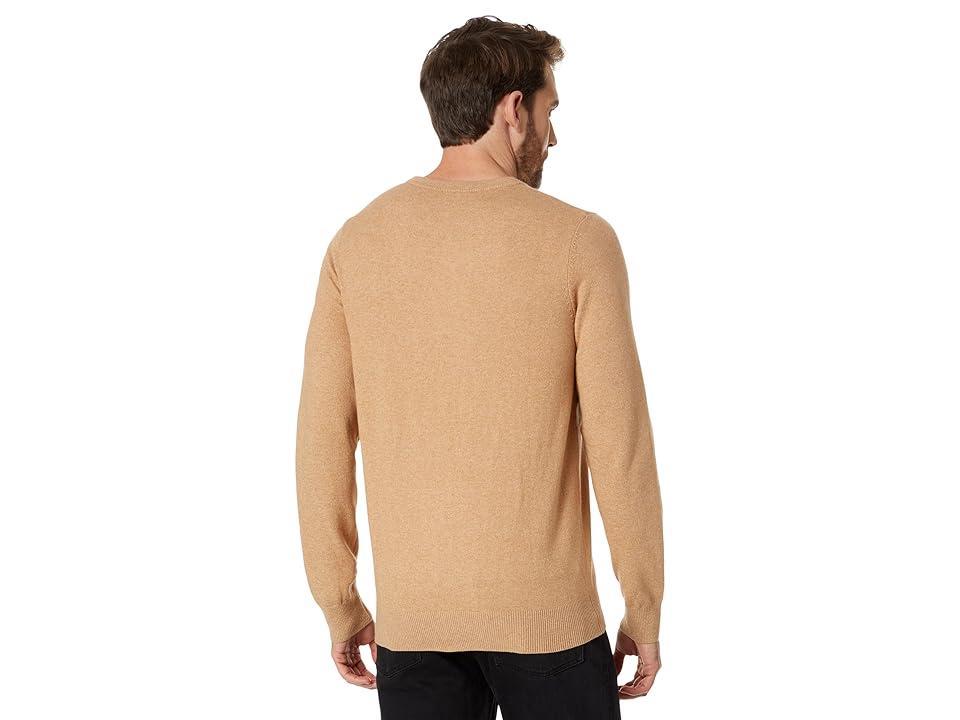 Faherty Jackson Crew Sweater (Wheat Heather) Men's Clothing Product Image