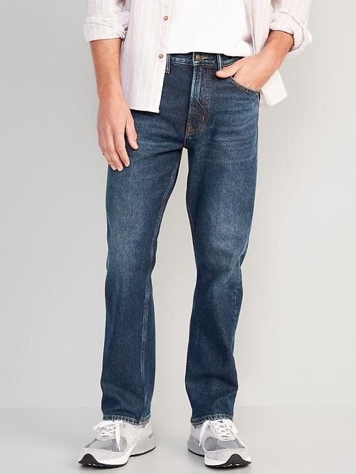 90&#39;s Straight Flannel-Lined Jeans Product Image