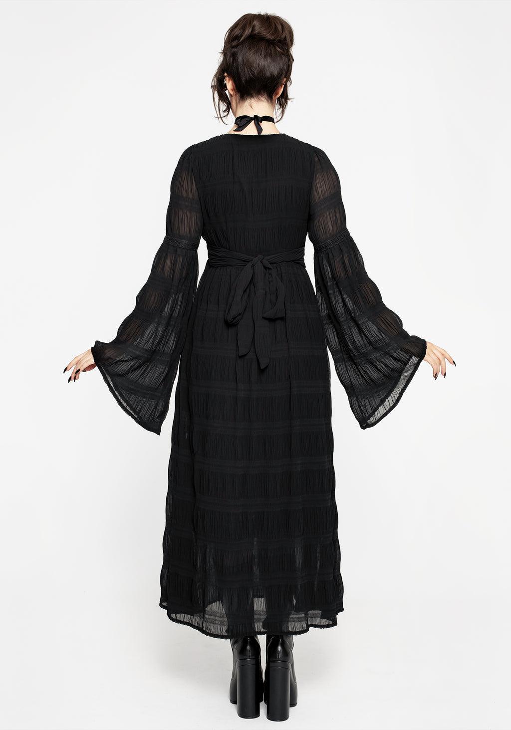 Deirdre Flute Sleeve Maxi Dress Product Image