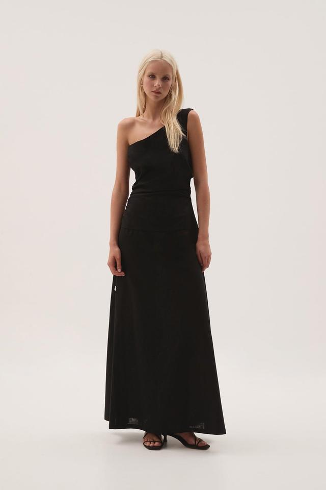 Daze One Shoulder Maxi Dress Product Image