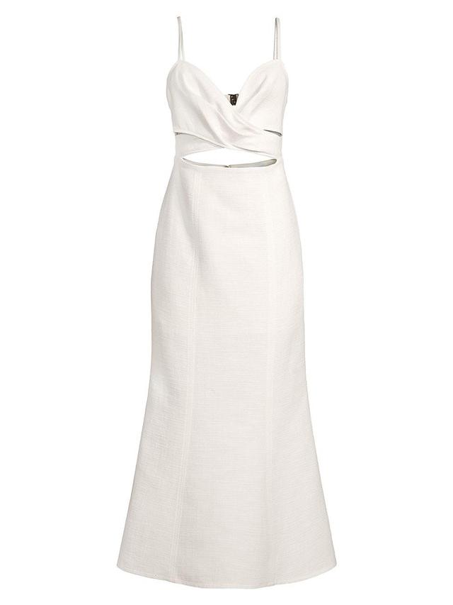 Womens Frankie Sweetheart Cut Out Midi-Dress Product Image